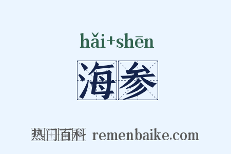 海参是什么意思的图片
